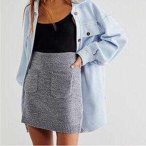 Free People Viola Knit Mini Skirt size small